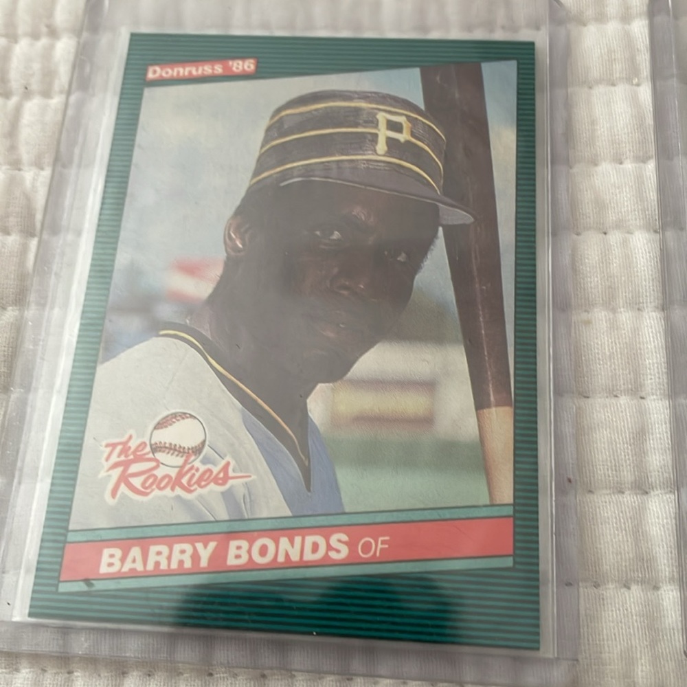 1986 Barry Bonds Donruss Rookie Cards Mint Condition,  Lot of 4 - Picture 5 of 10